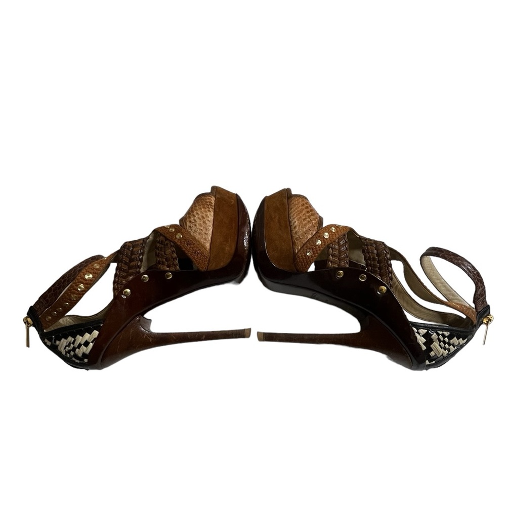 Jimmy Choo Python Khloe Kardashian Heels Platform… - image 7